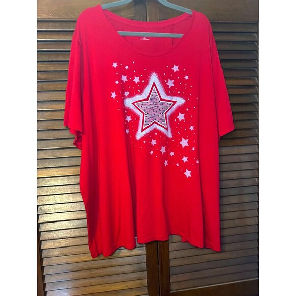 Patriotic Tee - Plus Size 5x (Pre-owned, Gently used) - Picture 1 of 3